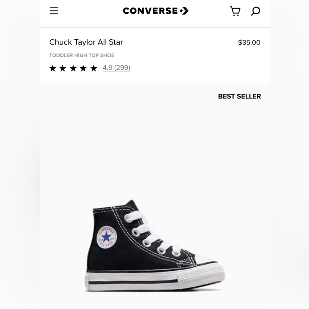 Chuck Taylor Converse All Star black/ white
